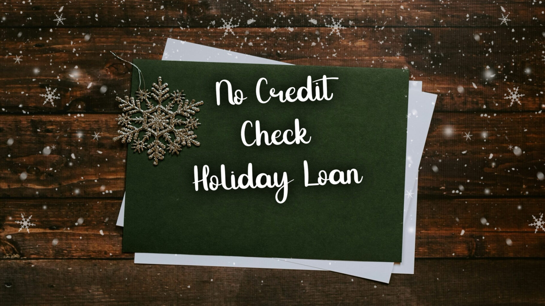 No Credit Check Holiday Loan Web Ad